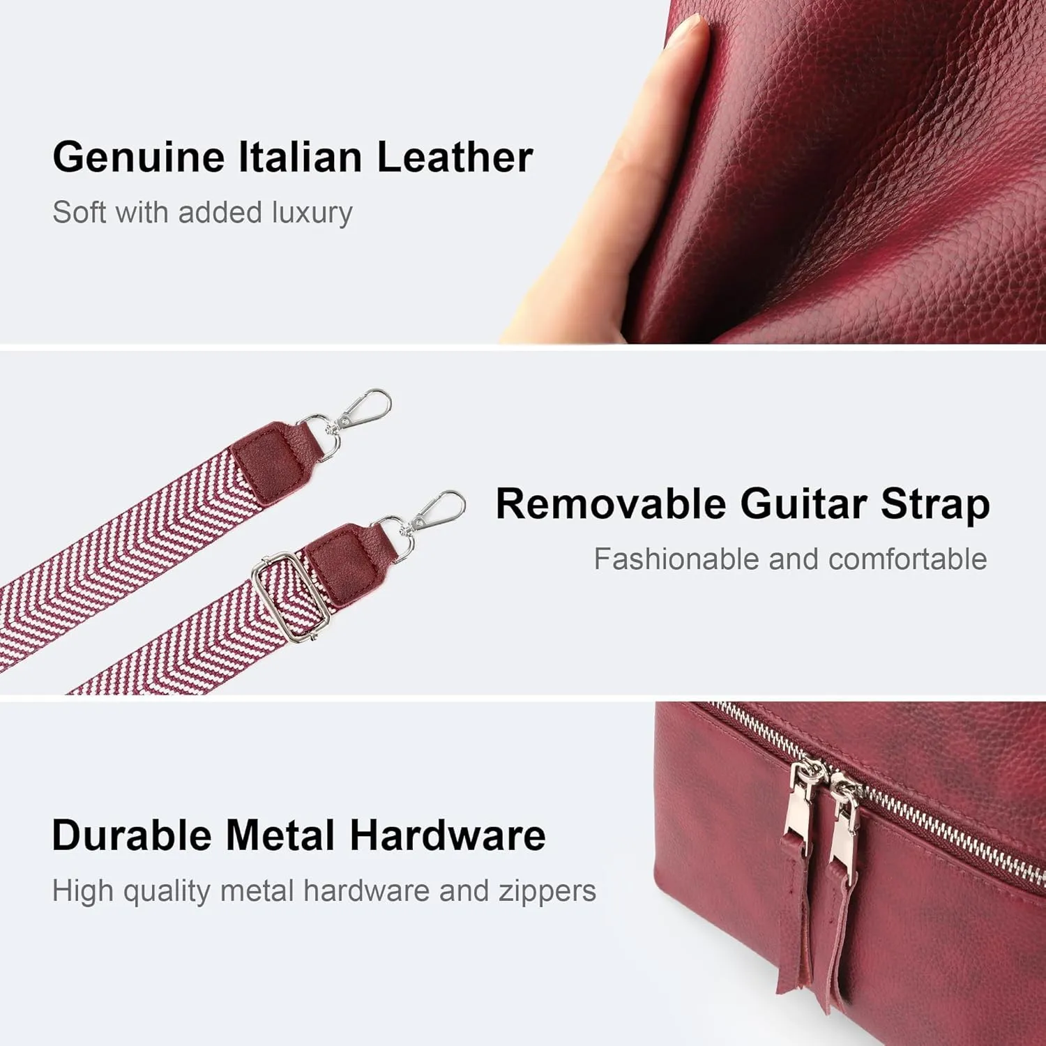 befen Genuine Leather Small Crossbody Purses for Women Travel Cross Body Bags Lightweight with Adjustable Shoulder Strap