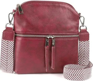 befen Genuine Leather Small Crossbody Purses for Women Travel Cross Body Bags Lightweight with Adjustable Shoulder Strap