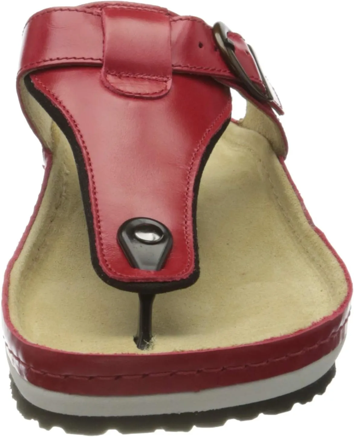 Berkemann Women's Flip Flop Sandals, Red Rot 201