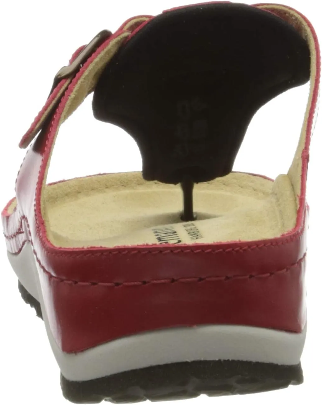Berkemann Women's Flip Flop Sandals, Red Rot 201
