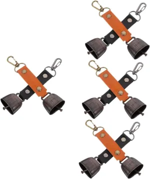 BESPORTBLE 8pcs Bear Bell Vintage Multi-use Hiking Warning Bell Lightweight Camping Accessory Travel-Friendly Design for Crafts Outdoor Adventures