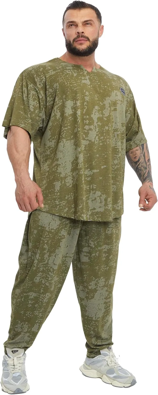 BIG SAM SPORTSWEAR COMPANY Men's Baggy Sweatpants with Pockets, Comfort Design Bodybuilding Muscle Pants