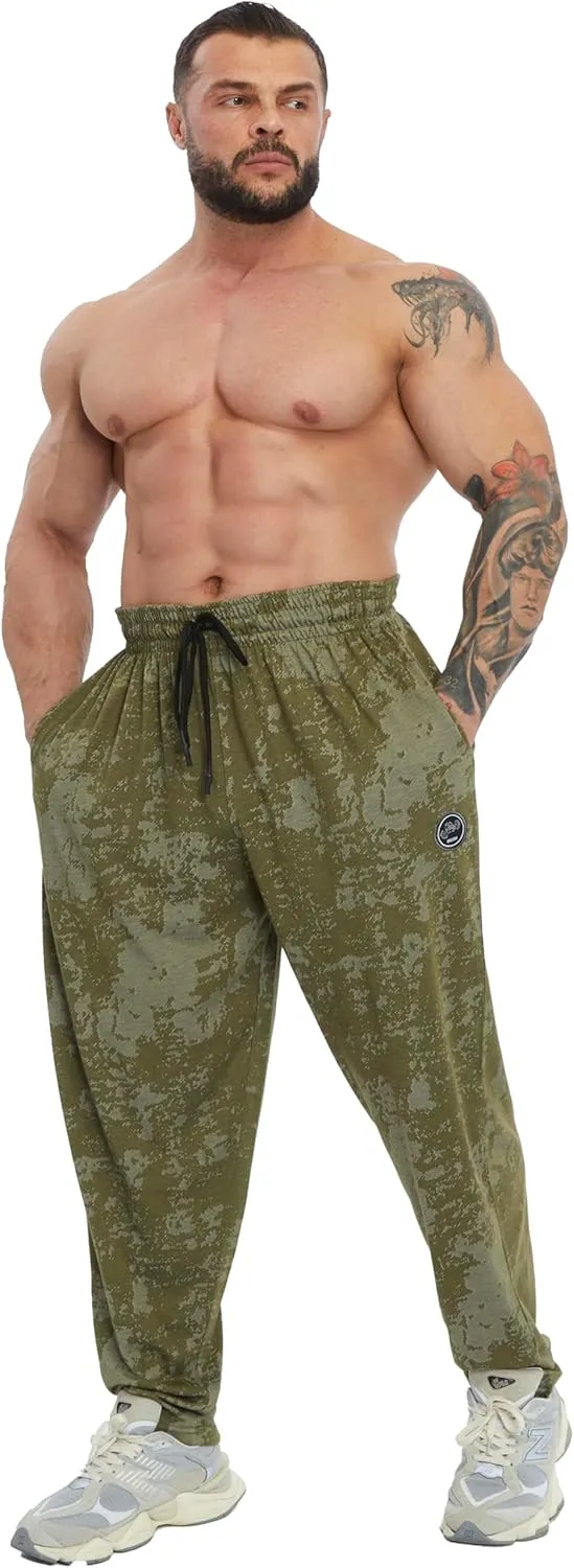 BIG SAM SPORTSWEAR COMPANY Men's Baggy Sweatpants with Pockets, Comfort Design Bodybuilding Muscle Pants