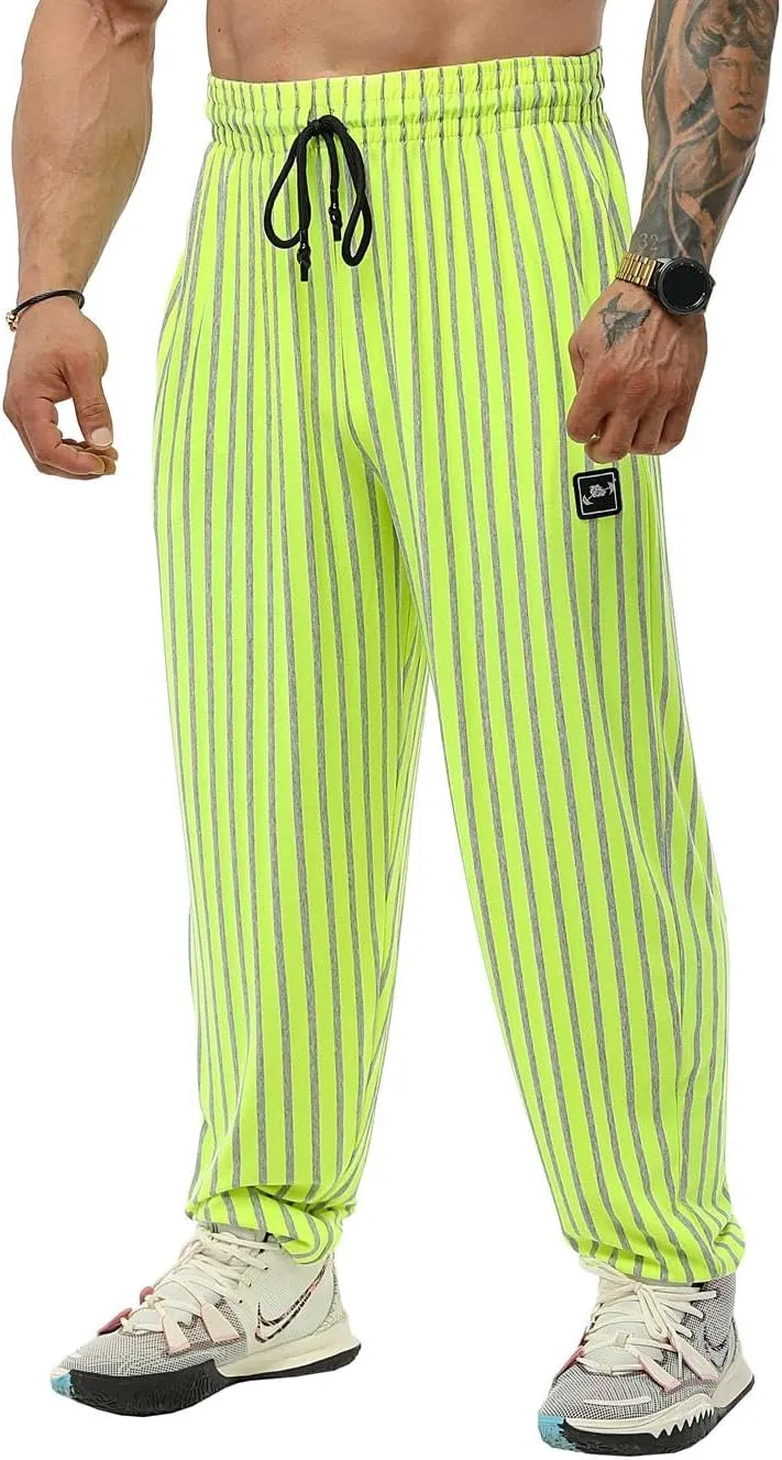 BIG SAM Sportswear Company Men's Baggy Sweatpants with Pockets, Oldschool Loose Fit Gym Pants