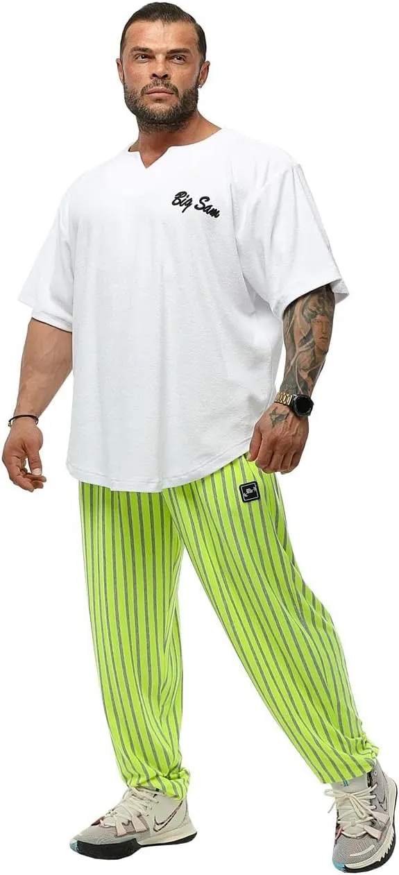 BIG SAM Sportswear Company Men's Baggy Sweatpants with Pockets, Oldschool Loose Fit Gym Pants