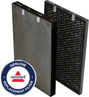 BISSELL air220 Air Purifier Replacement HEPA   Pre-Filter and Activated Carbon Filter Pack, 3315, Black