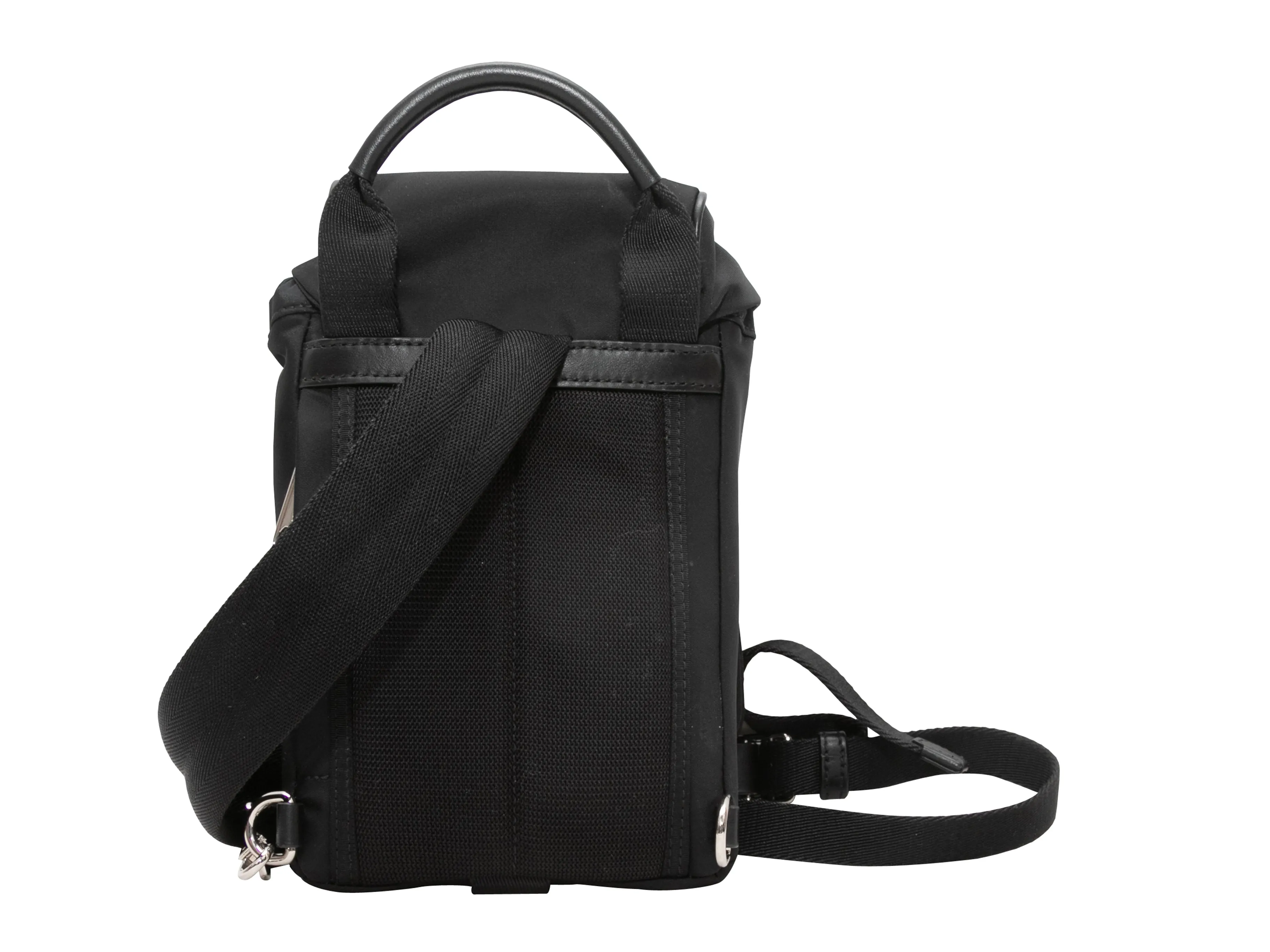 Black Burberry Murray Nylon Sling Bag