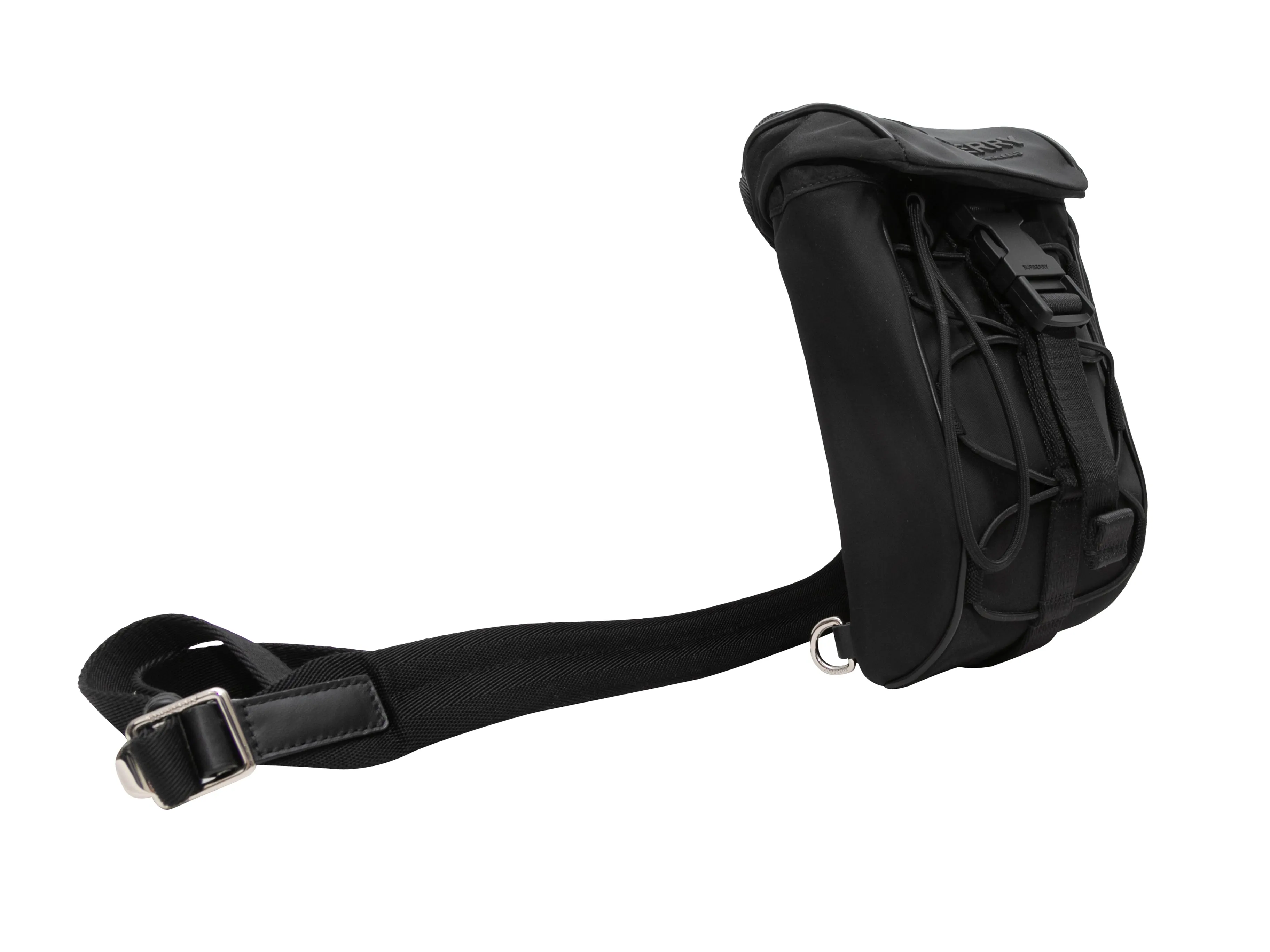 Black Burberry Murray Nylon Sling Bag