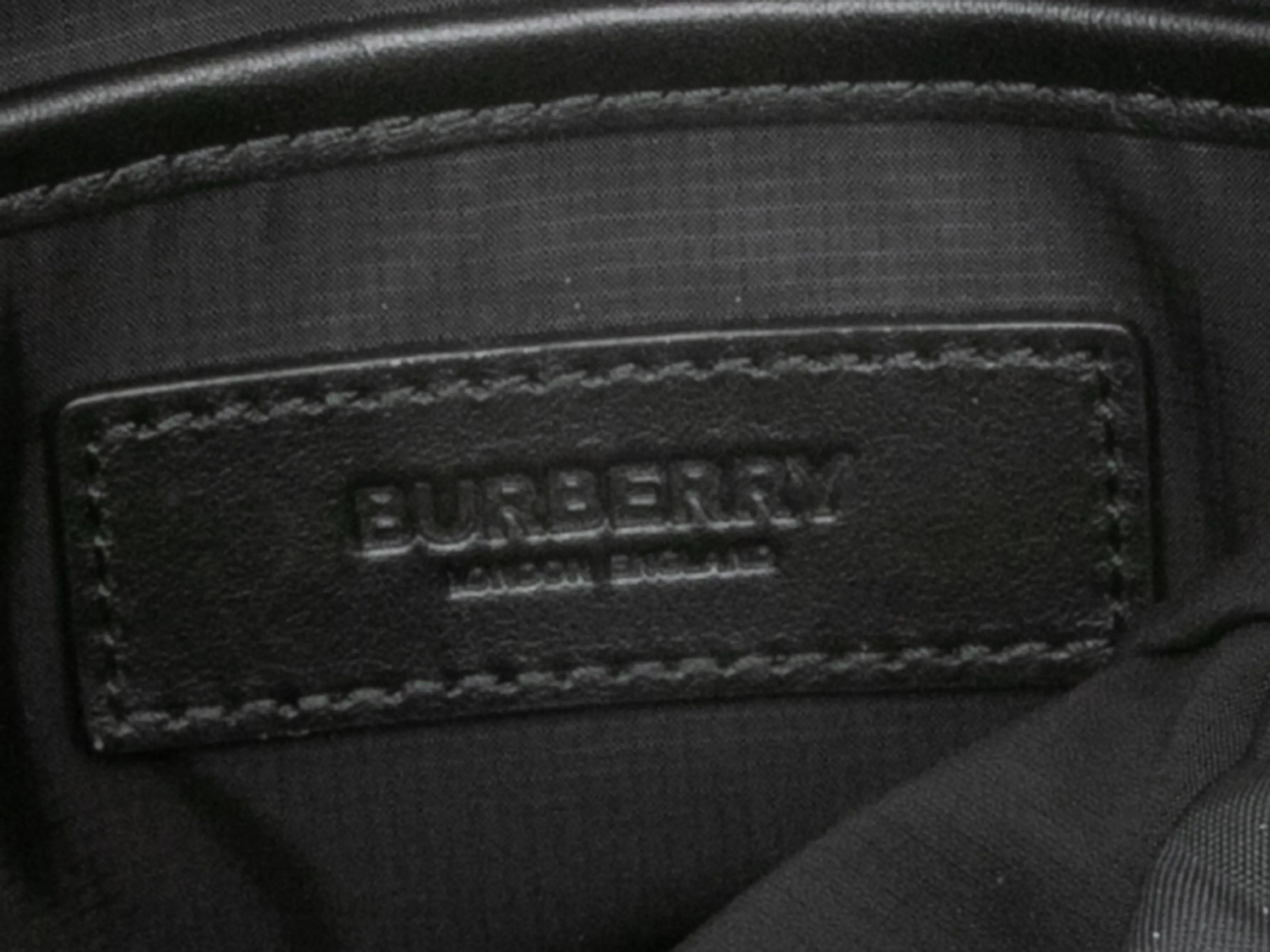 Black Burberry Murray Nylon Sling Bag
