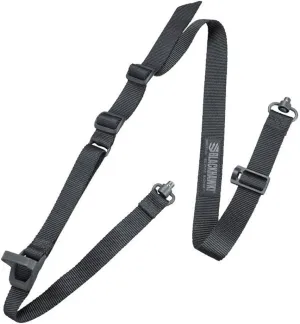 Blackhawk 70MQD01BK Multi Point Sling, Quick Disconnect, Slick Black, Card