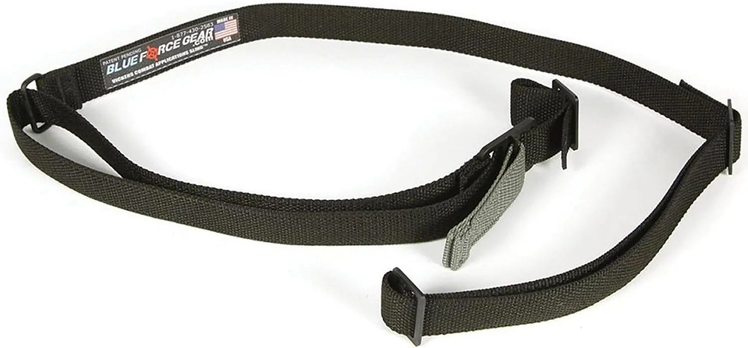Blue Force Gear Vickers 2-Point Sling, Black (BLFVCAS-125-OA-BK)