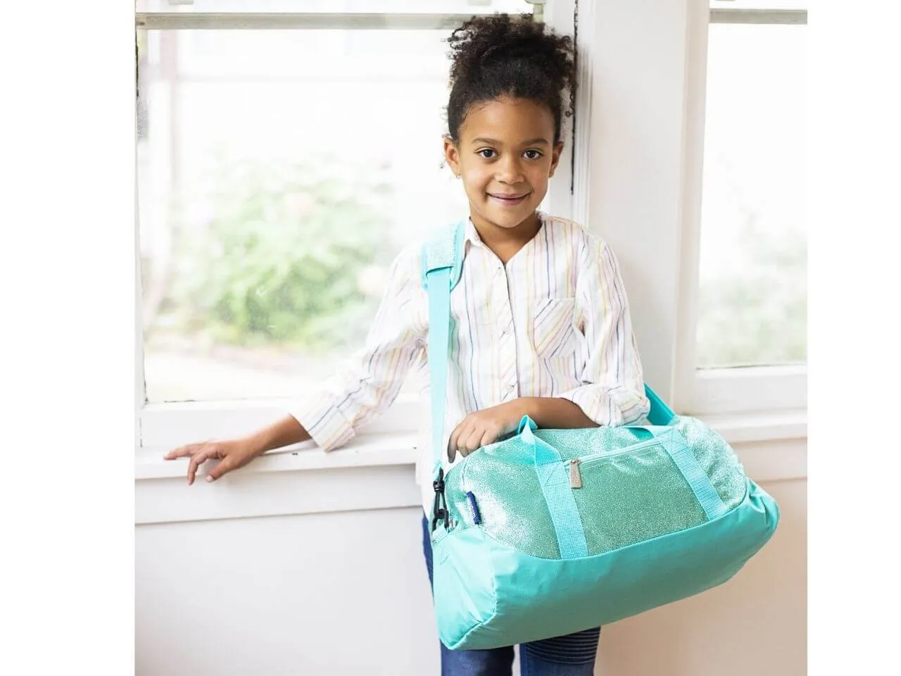 Blue Glitter - Kids Duffel Bag