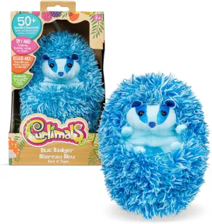 Blue The Badger - Interactive, Animated, Talking, Giggling Toy Pet, Over 50 Sounds, 5" Plush - New 2023 - Best Birthday Toy Gifts for Boys and Girls