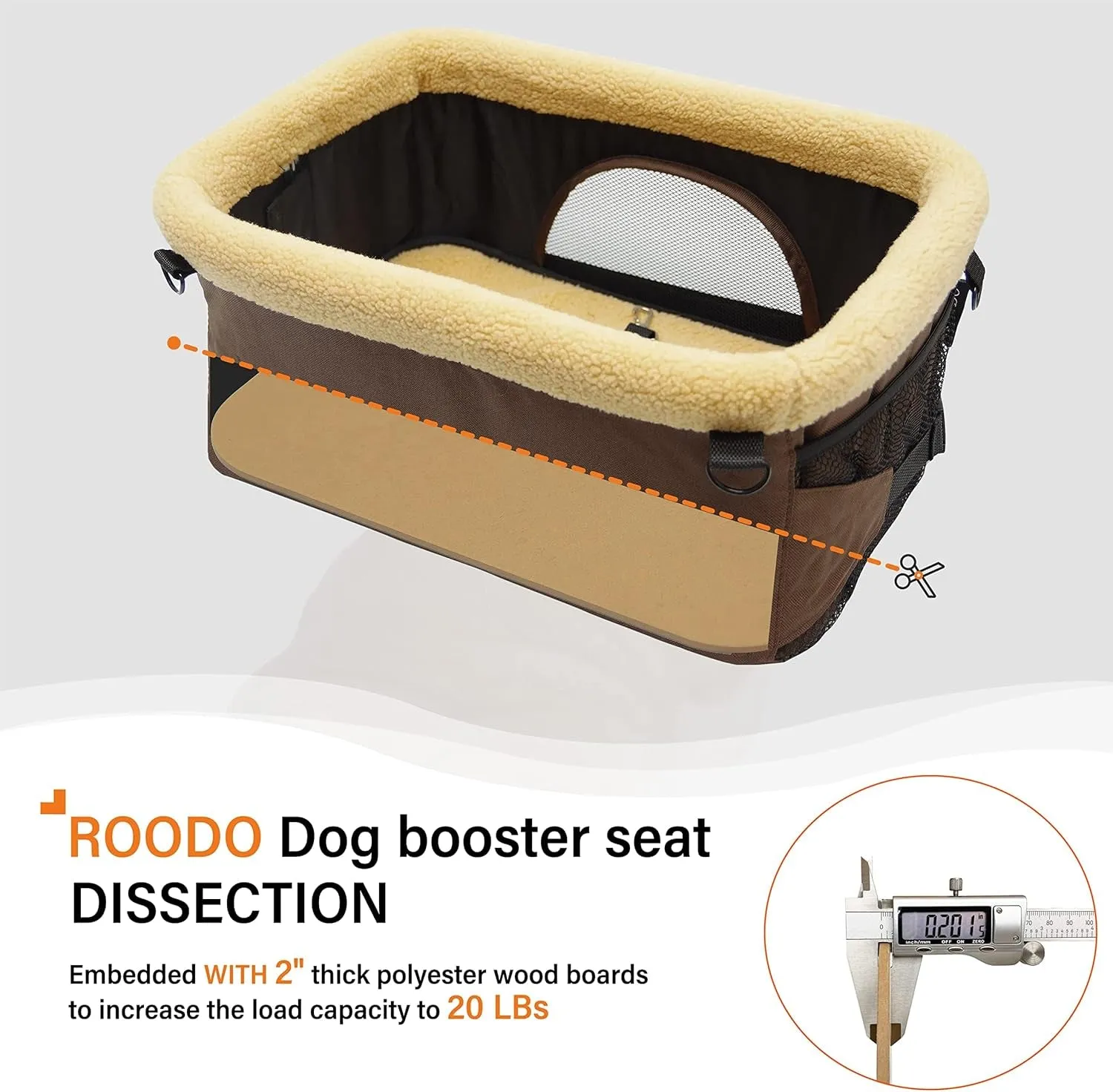 Booster Dog Low-priced Car Seat&Carrier. Effortless