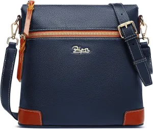 BOYATU Genuine Leather Crossbody Bag Women: Medium Leather Shoulder Purse - Trendy Handbag Travel Adjustable Strap