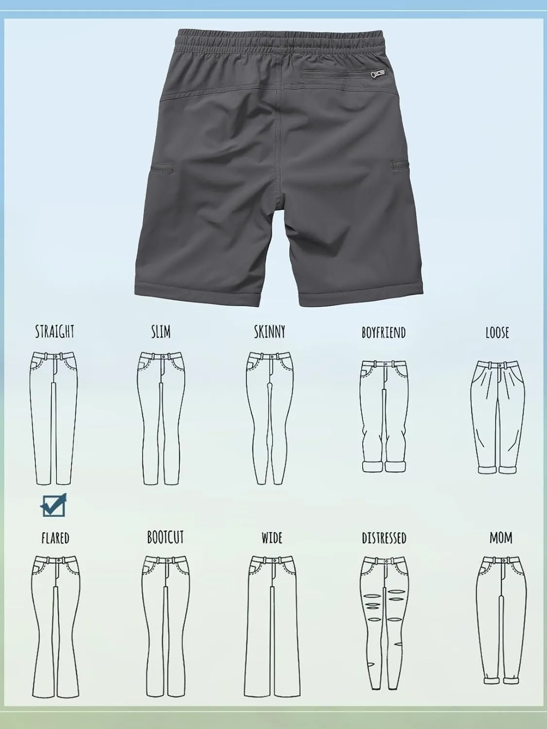 Boys Kids Hiking Cargo Pants, Youth Outdoor Quick Dry UPF 50 Lightweight Waterproof Climbing Caming Safari Convertible Pants