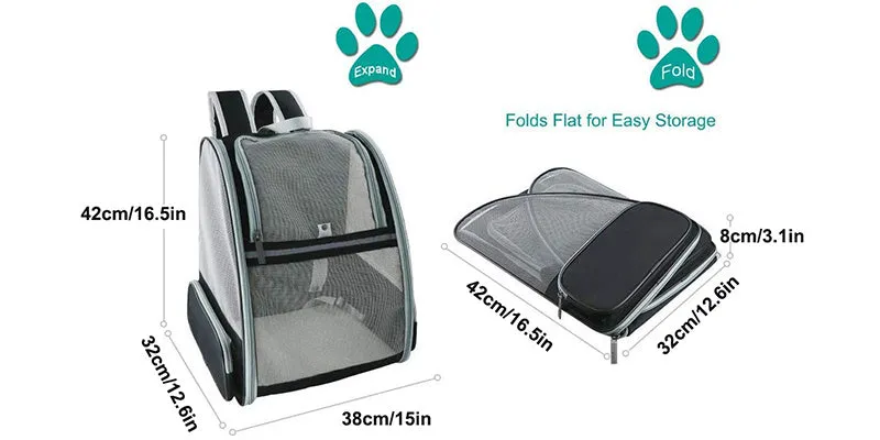 Breathable Travel Small Dog Backpack