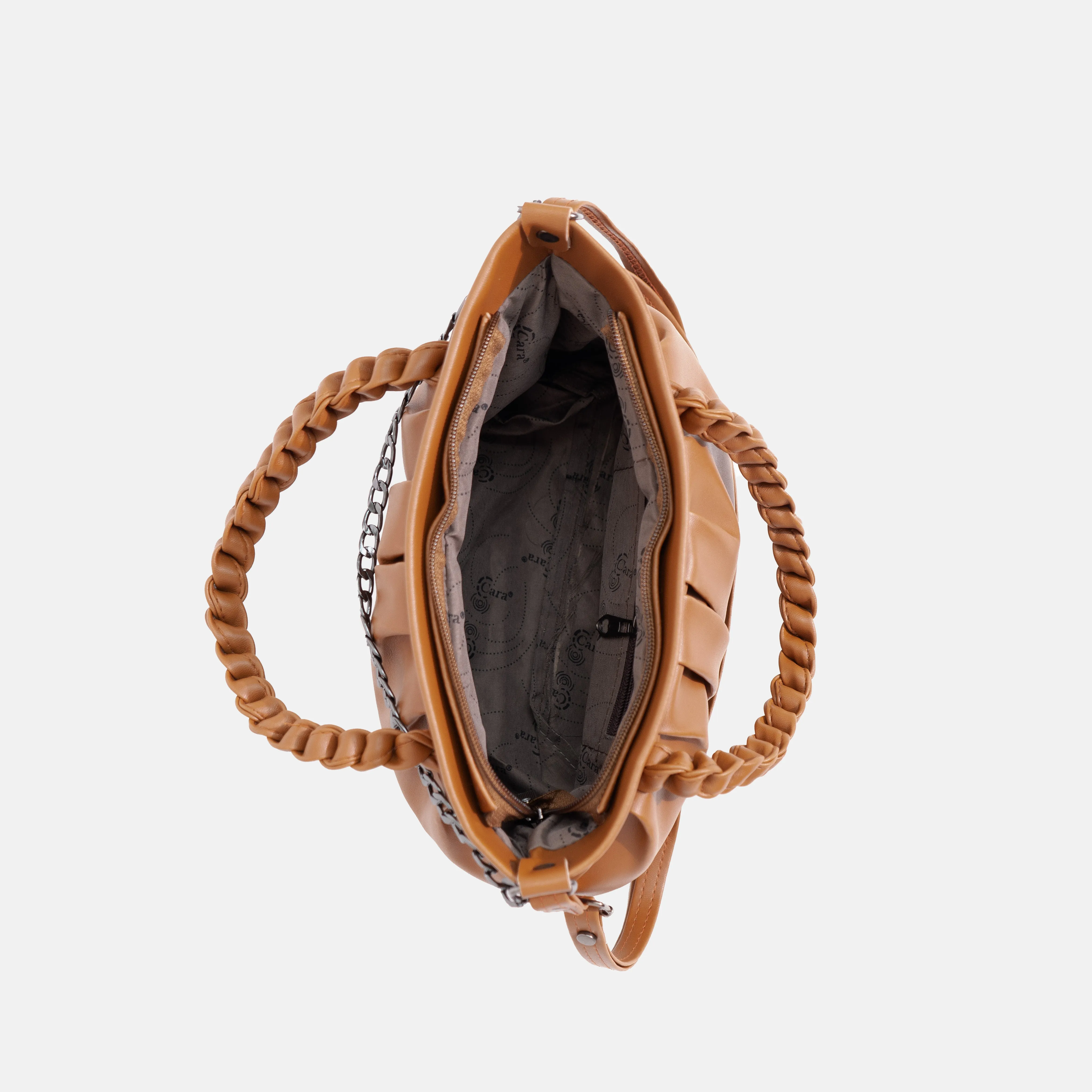 Burning Sand Braided sling bag | CARA