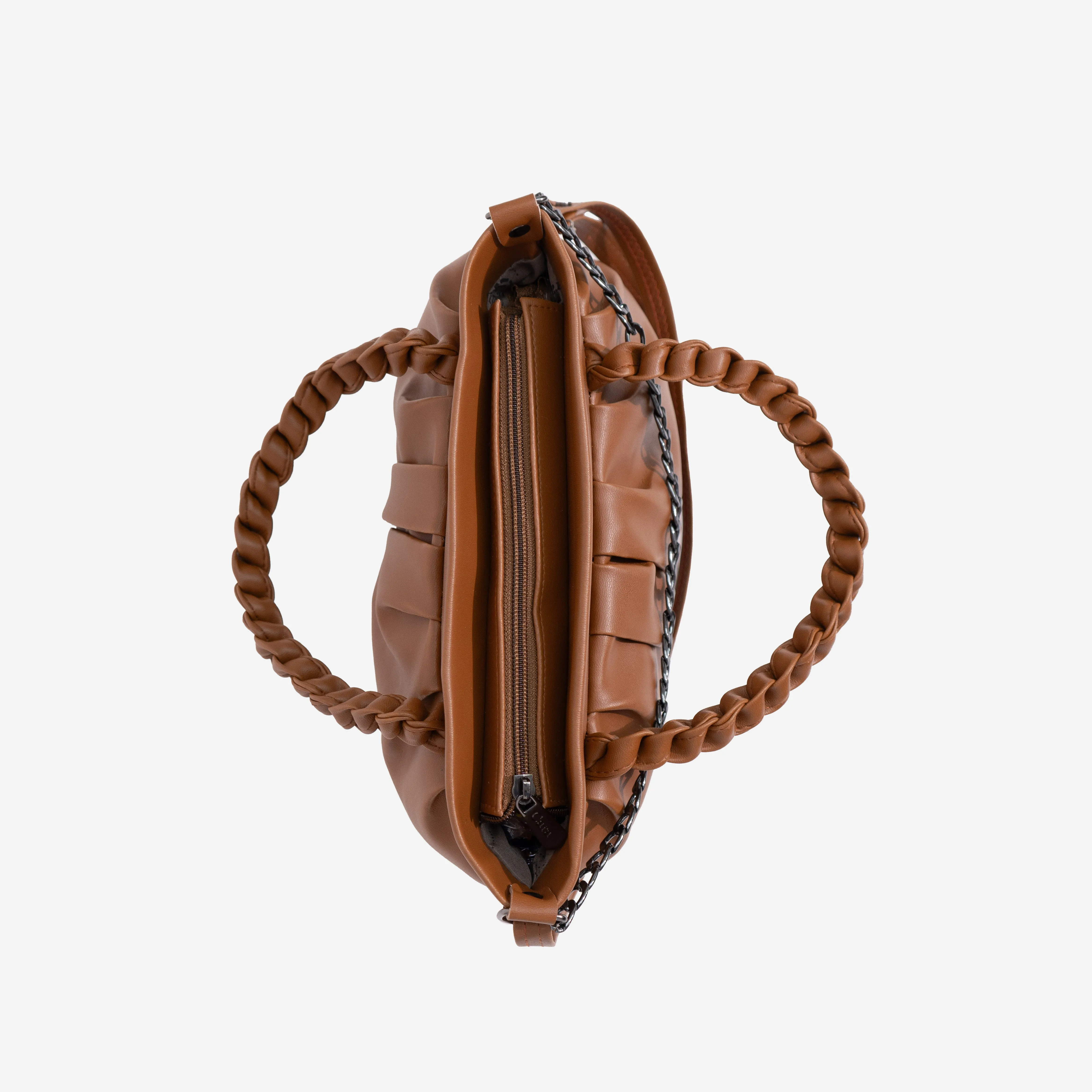 Burning Sand Braided sling bag | CARA