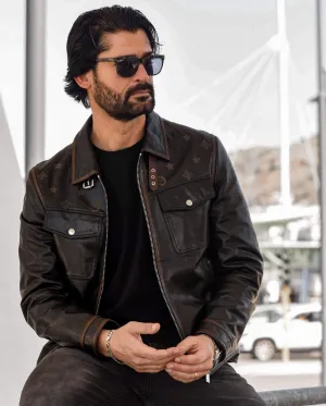 Buy Best Black Classic Trucker Genuine Leather Jacket