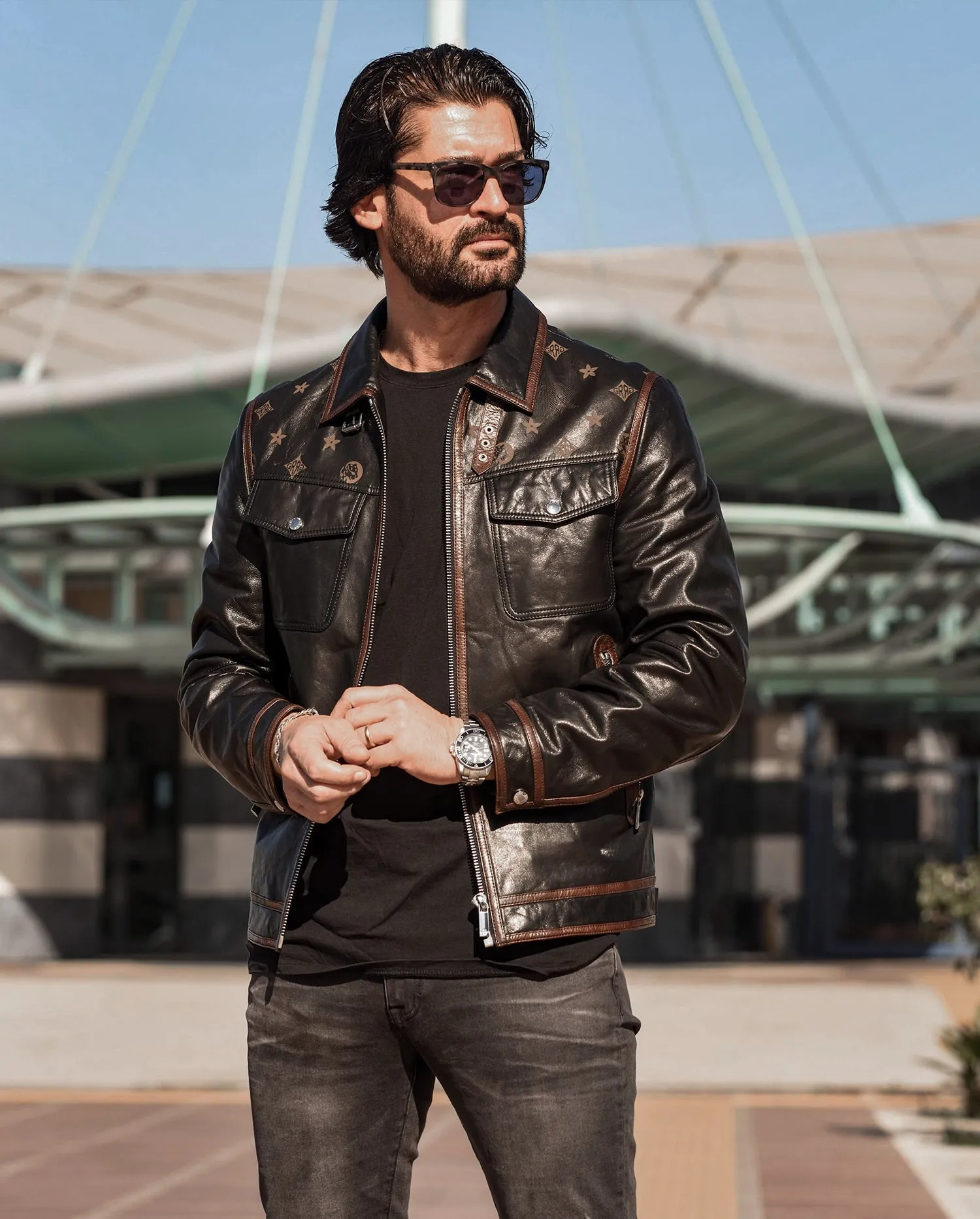 Buy Best Black Classic Trucker Genuine Leather Jacket