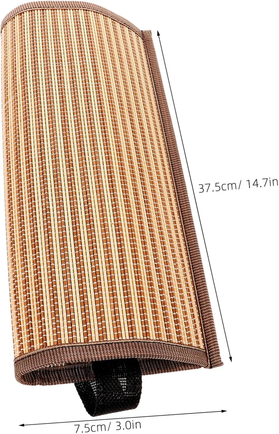 Cabilock Comfortable Woven Beach Chair Pillow Headrest for Deck Chairs Ergonomic Design Breathable Straw Material for Lounging and Outdoor Relaxation