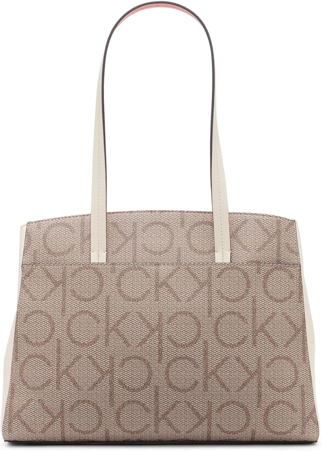 Calvin Klein Women's Hadley Tote Bag – 2 in 1, Vegan Leather, 5 Pockets