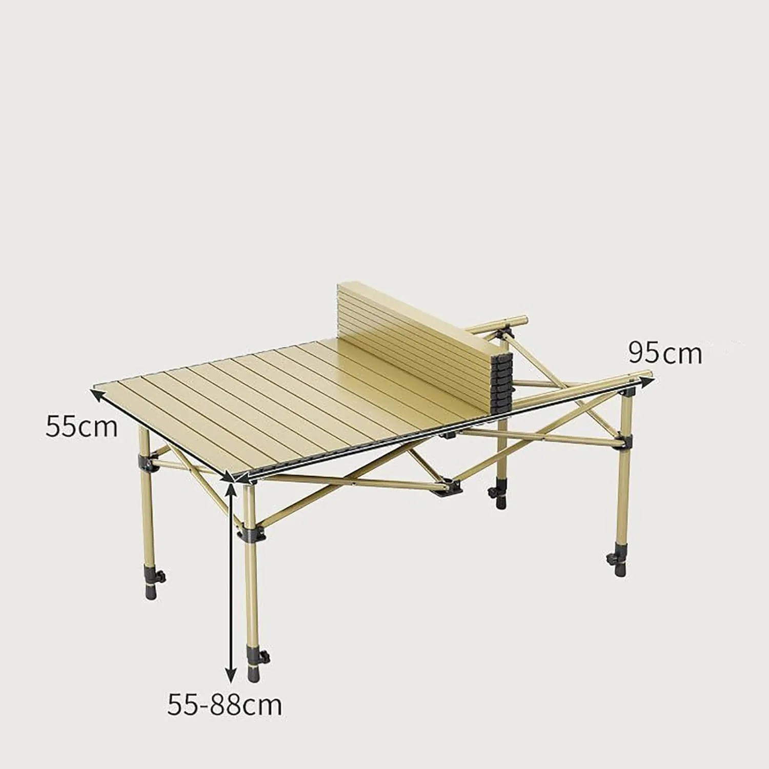 Camping Table Chair Set, Portable Folding Picnic Table with 6 Chairs, Lightweight Camping Table and Chair Set for Outdoor BBQ, Fishing, Hiking, Garden Parties,Black