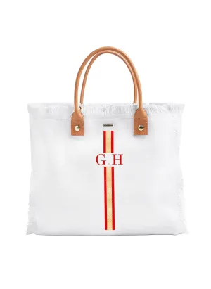 Cap Ferrat White Red/Gold