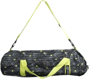 Capelli Sport Yoga Mat Bag Carrier, Gym Bag Yoga Mat Holder with Adjustable Strap and Carry Handle, Black/Lime