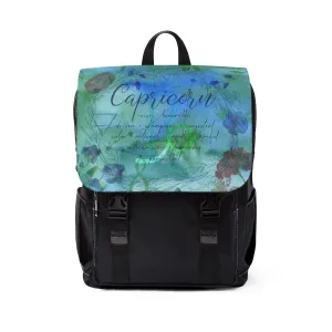 Capricorn Unisex Casual Shoulder Backpack