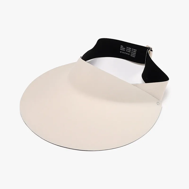 Cara Smooth Breathable Wide Brim Active Sport Adjustable Sun Visor
