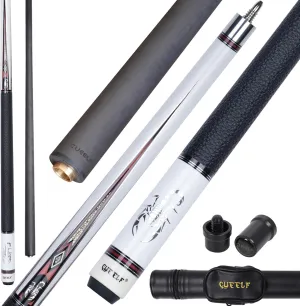 Carbon Fiber Pool Cue Stick Leather Wrap Professional Low Deflection Billiard Cue Stick 12.5mm Carbon Fiber Technology Pool Cue