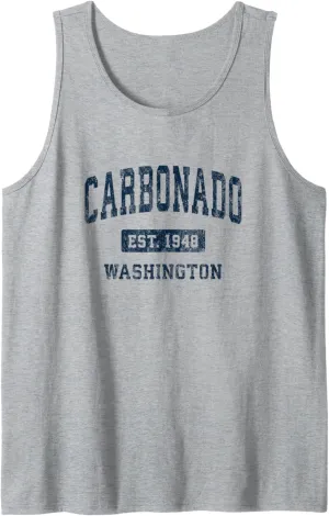 Carbonado Washington WA Vintage Athletic Sports Design Tank Top