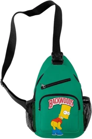 Casual Messenger Waist Bag Crossbody One Strap Backpack Small Backpack Sling Bag for Men Women