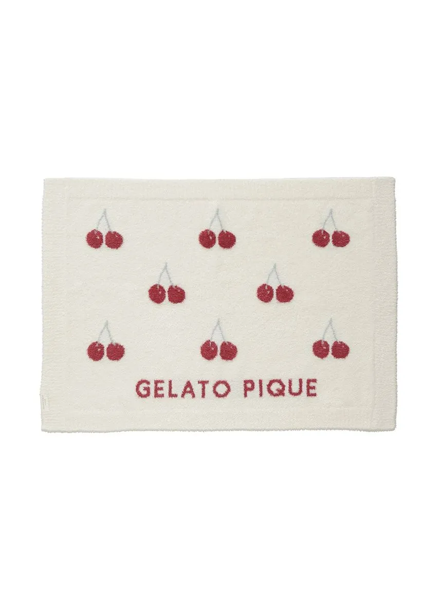 CAT & DOG Smoothie Cherry Pattern Pet Blanket