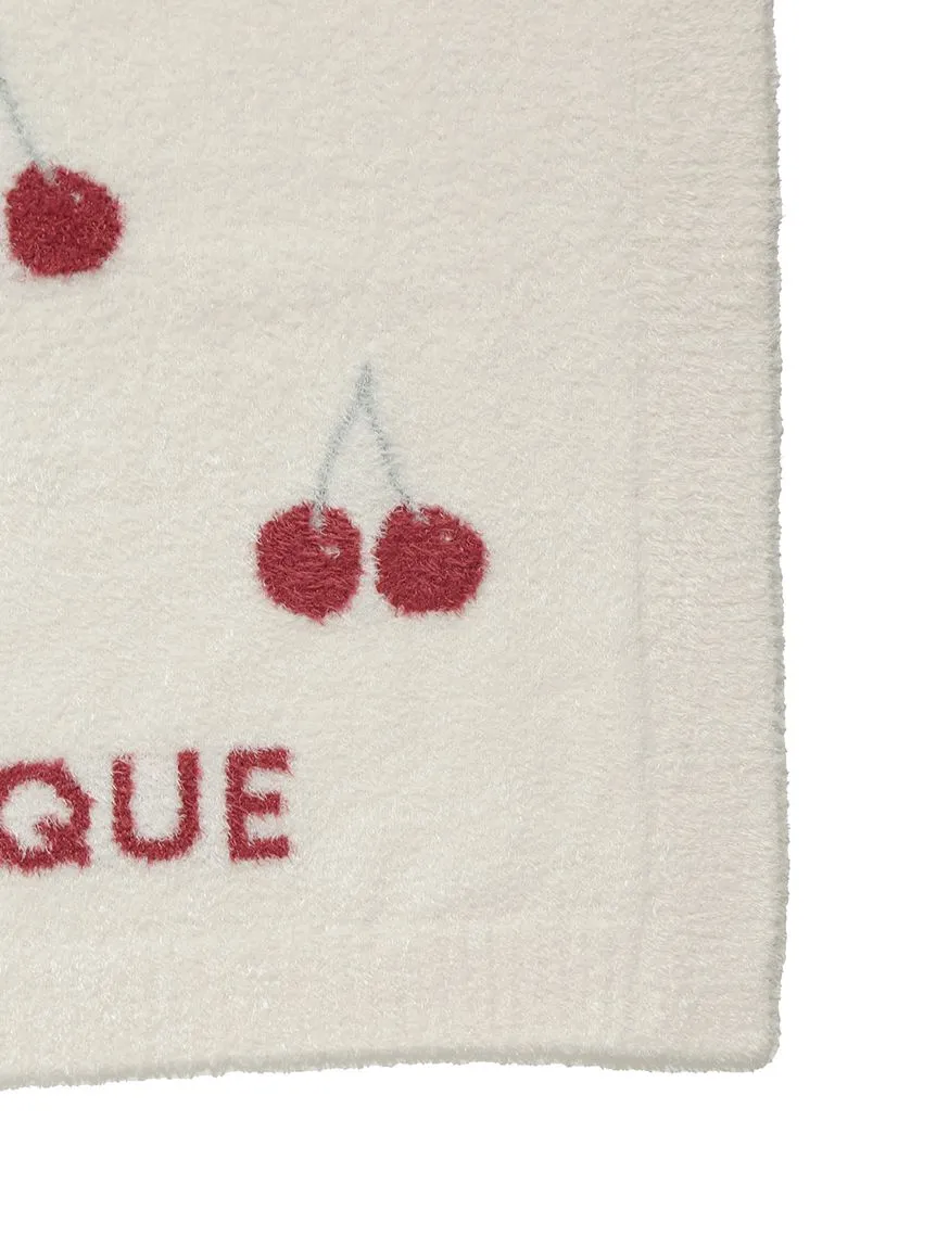 CAT & DOG Smoothie Cherry Pattern Pet Blanket