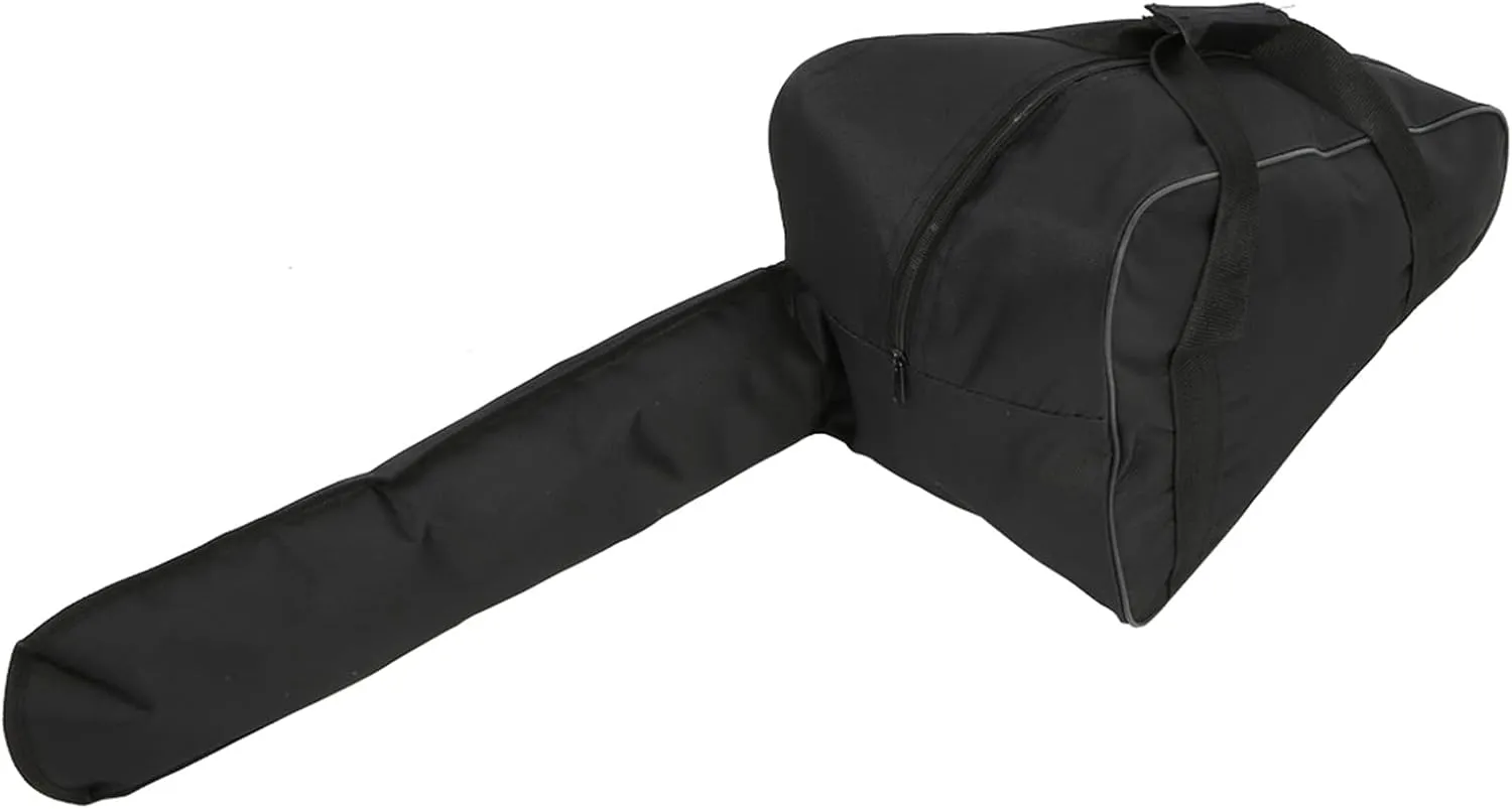 Chainsaw Storage Bag Carrying Case for Saws 20in Waterproof Oxford Fabric Cover (Black)
