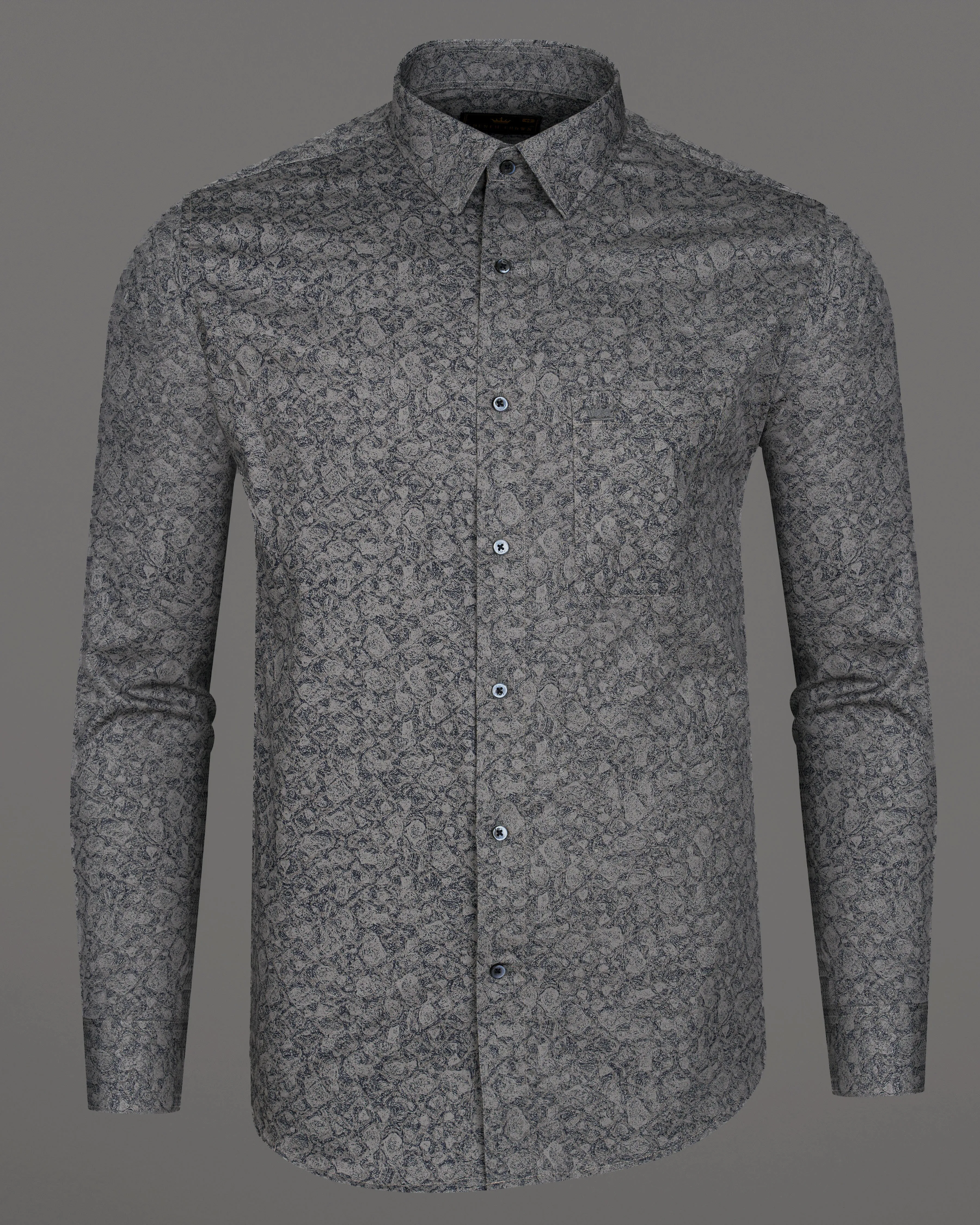 Chateau Gray Printed Royal Oxford Shirt