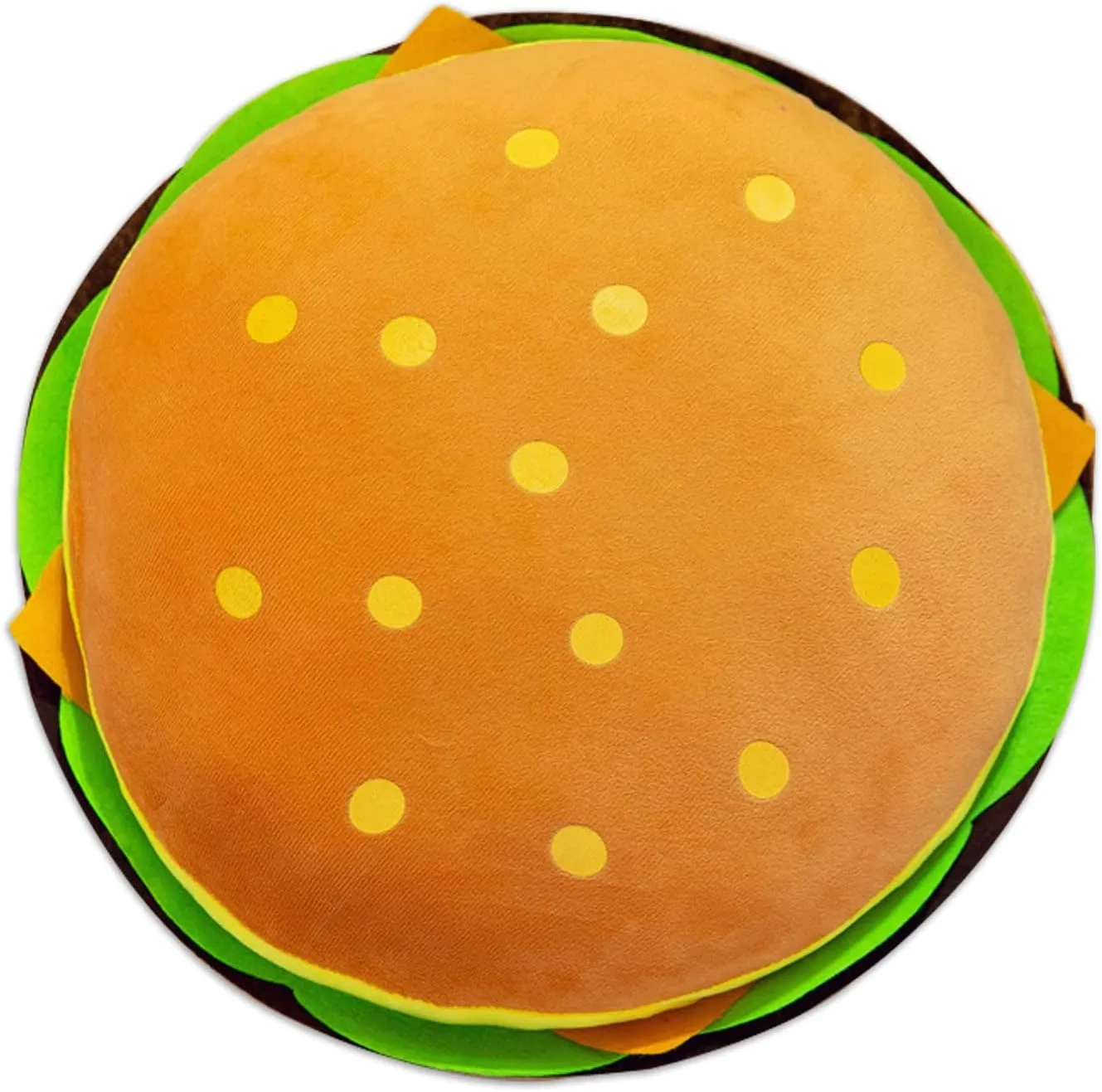 CHELEI2019 15.7" Hamburger Plush Cheeseburger Pillow Stuffed Food Cushion Toy,Gifts for Kids