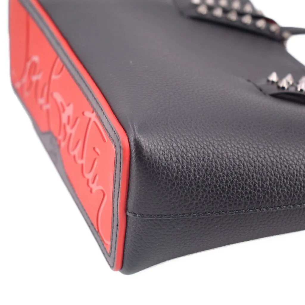 CHRISTIAN LOUBOUTIN MINI CABATA TOTES BLACK