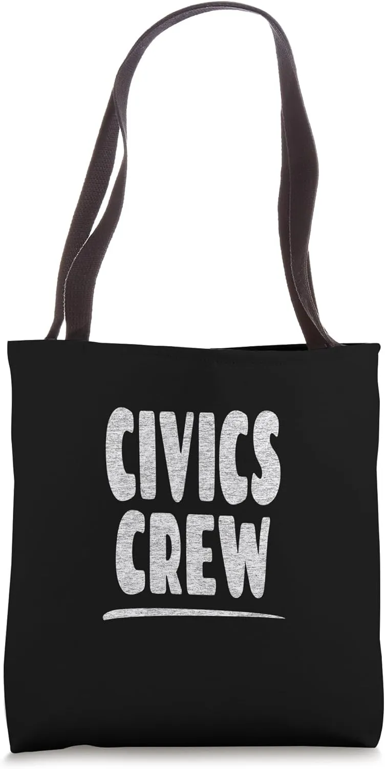 Civics Crew - Teacher Student Leader Tote Bag