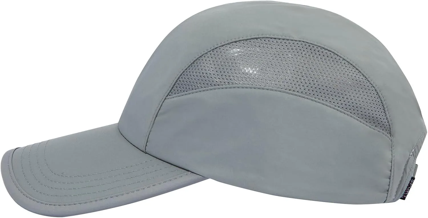 Clakllie Quick Dry Baseball Cap Breathable Sports Sun Hats Curved Brim Snapback Hat Cooling Outdoor Caps Men's Running Hats