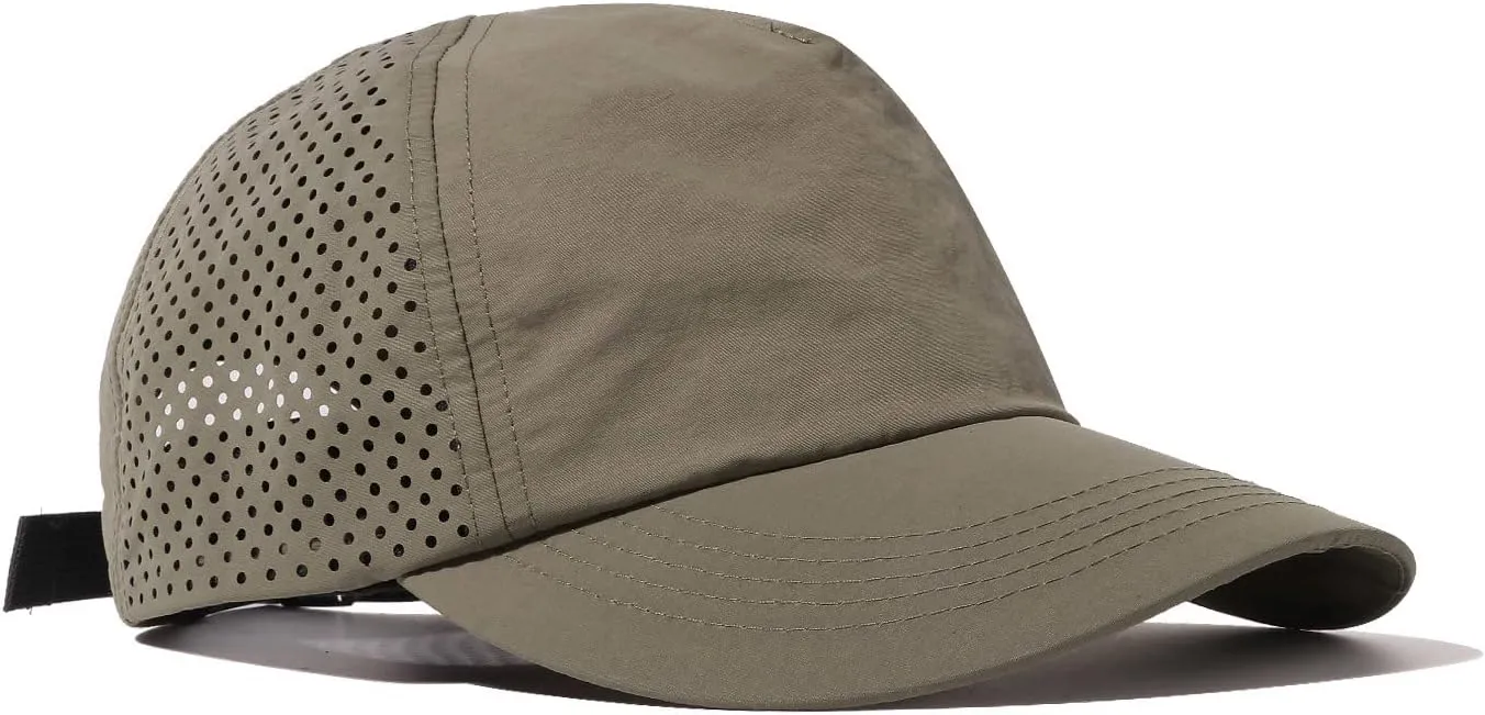 CLAPE Summer Mesh Baseball Cap Quick Dry Running hat Lightweight Cooling Sports Hat Unstructured Breathable Golf Cap Sun Hat