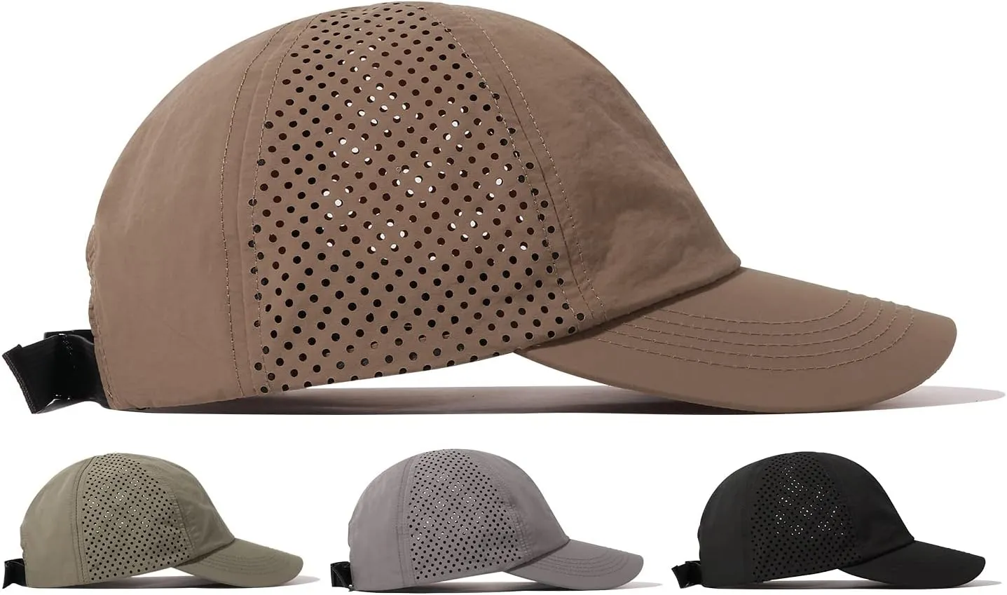 CLAPE Summer Mesh Baseball Cap Quick Dry Running hat Lightweight Cooling Sports Hat Unstructured Breathable Golf Cap Sun Hat