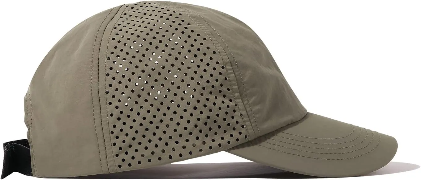 CLAPE Summer Mesh Baseball Cap Quick Dry Running hat Lightweight Cooling Sports Hat Unstructured Breathable Golf Cap Sun Hat