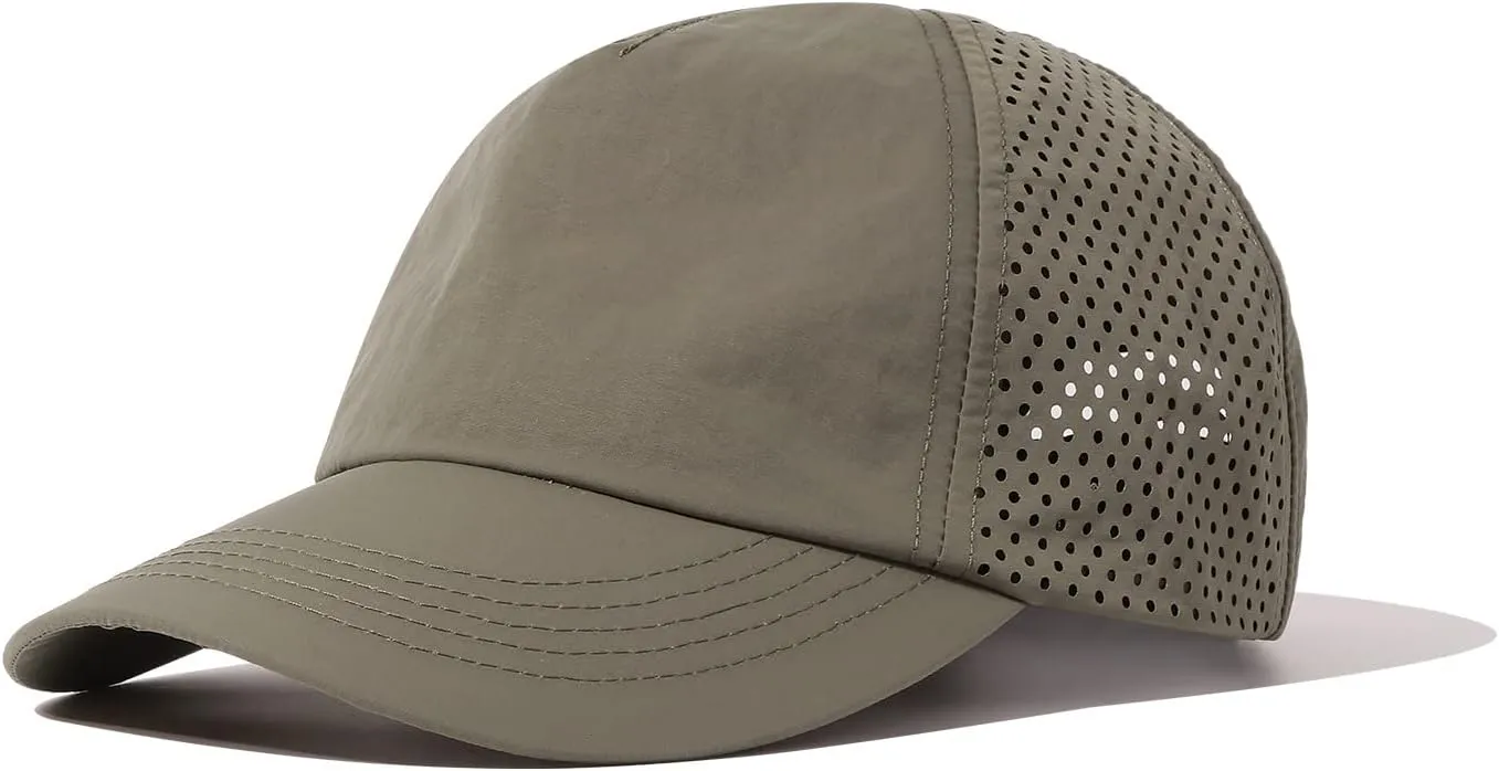 CLAPE Summer Mesh Baseball Cap Quick Dry Running hat Lightweight Cooling Sports Hat Unstructured Breathable Golf Cap Sun Hat