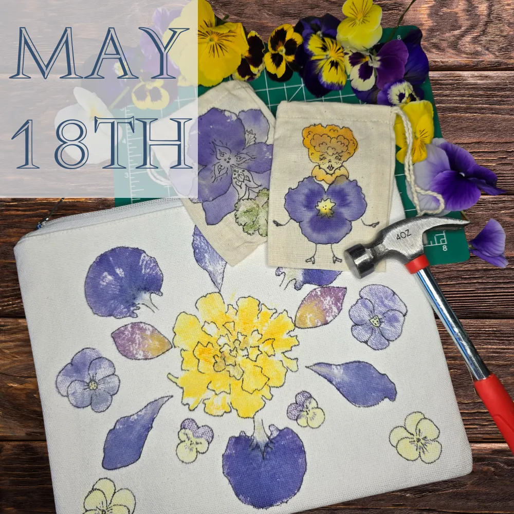 CLASS Hammered Flower Totes