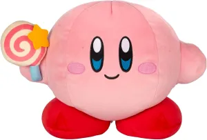 Club Mocchi Mocchi- Kirby Plush - Kirby with Invincible Candy Plushie - Squishy Toys - Collectible and Cute Stuffed Animals - Gaming Gifts and Game Room Decor - Video Game Collectibles - 15 Inch