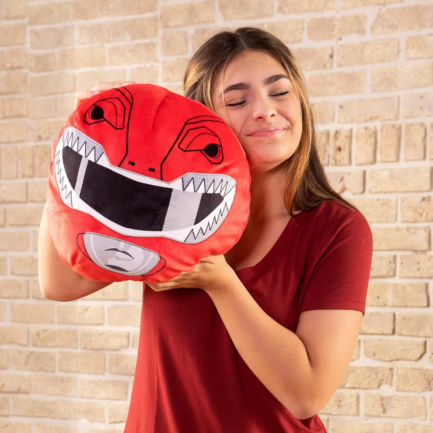 Club Mocchi Mocchi- Mighty Morphin Power Rangers Plush - Red Ranger Plushie - Power Rangers 30th Anniversary Squishy Plushies - 15 Inch